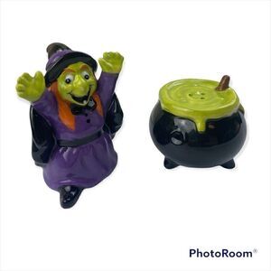 Pier 1 Imports Halloween Salt&Pepper Shakers Witch